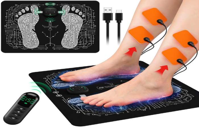 Phixnozar EMS Foot Massager Mat.